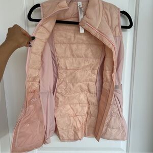 Lululemon Pink Quilted Vest